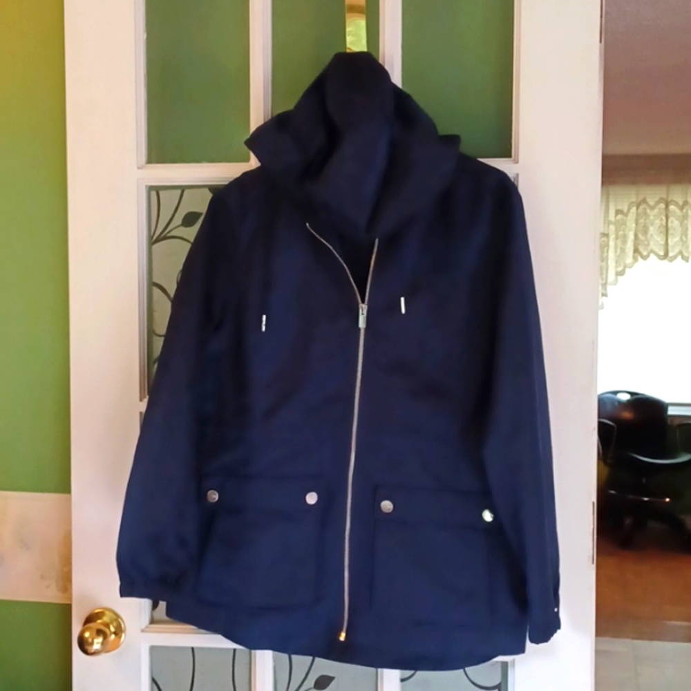 Tommy Hilfiger rain jacket wind breaker women's size medium
